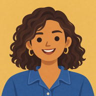 Illustrated profile portrait